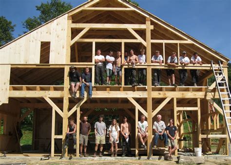 Oy timber frame ltd was the first finnish company to create a modern passive log house. New Hampshire Lakes Region Equipment Barn