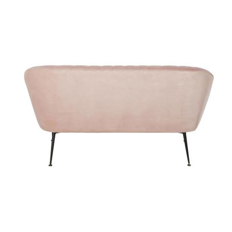 Divani & divanetti di grande qualità, stile, convenienza! Divanetto 2 posti rosa in velluto Arielle | Maisons du Monde