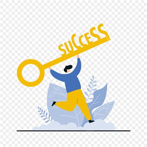 Key Success Vector Hd Images Vector Illustration Of Key To Success