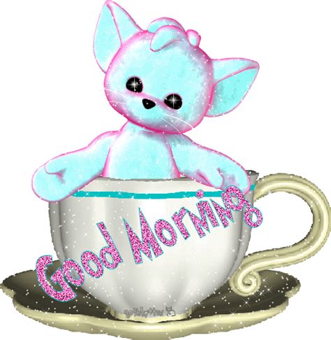 Glitter Text Graphic Good Morning Animation Cute Good Morning Images