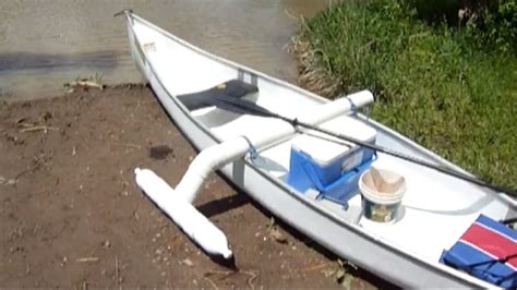 Complete Diy Canoe Outrigger Stabilizer Jamson