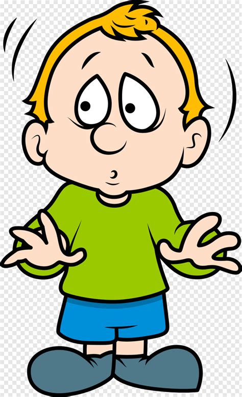 Scared Kid Scared Boy Cartoon Hd Png Download 1724x2820 10826919