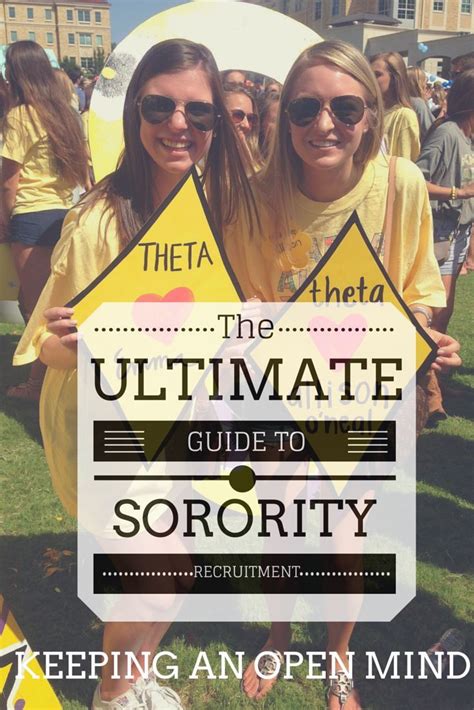 The Ultimate Guide To Sorority Recruitment Am I Right For A Sorority Sorority Recruitment