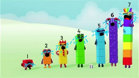 Numberblocks 1 To 7 Crying Youtube