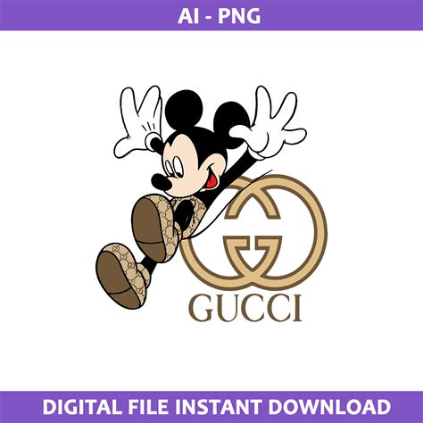 Gucci Mickey Mouse Png Gucci Logo Png Mickey Mouse Png Di Inspire