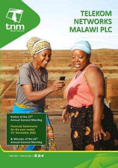 Telekom Networks Malawi Plc Tnmmw 2021 Annual Report