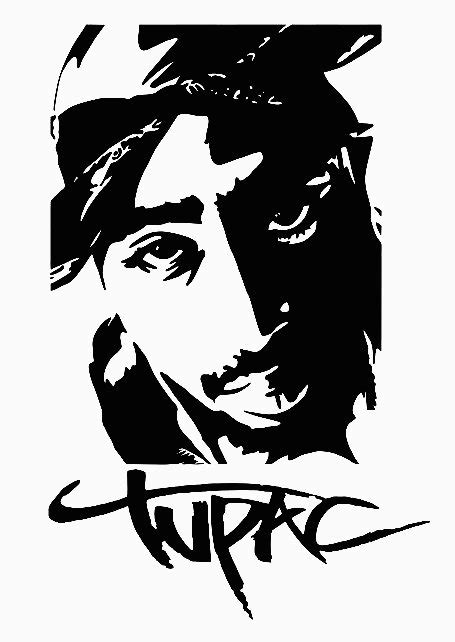 Wall Art Decal Tupac Shakur Vinyl Wall Decal Pro Sport Stickers