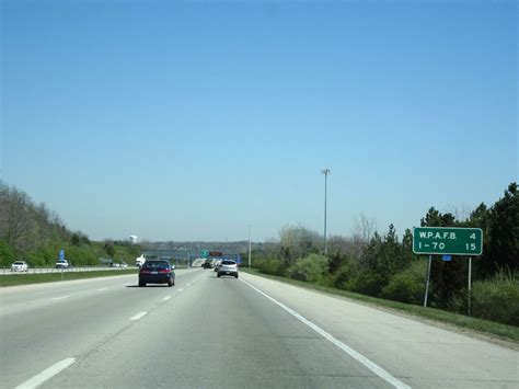 Ohio Interstate 675 Northbound Cross Country Roads