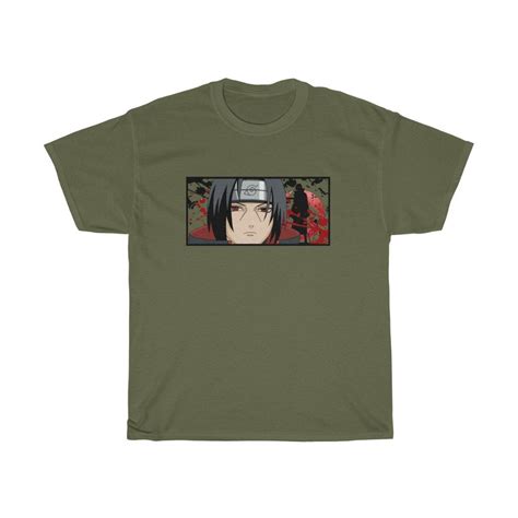 Itachi Uchiha Akatsuki T Shirt Naruto Shippuden T Shirt Etsy