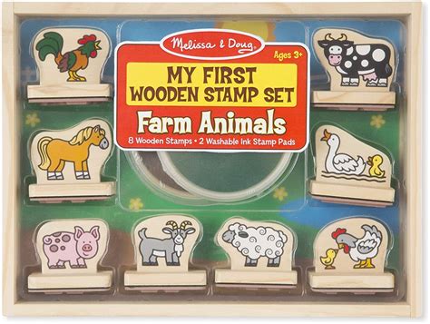 Buy Melissa And Doug My First Wooden Stamp Set Animals