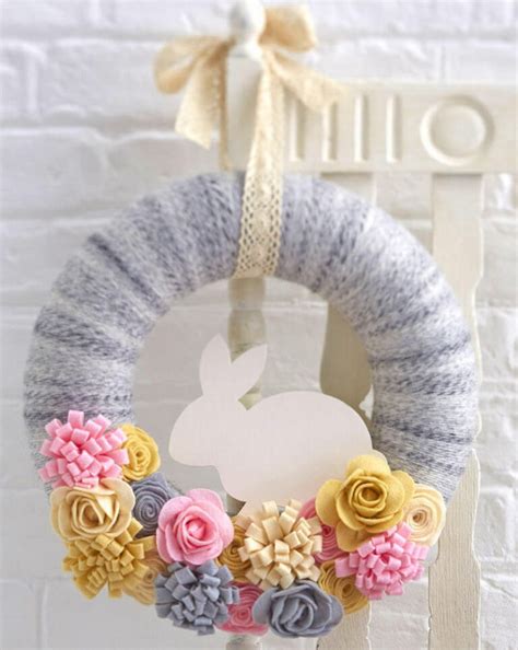 15 Easy And Quick Diy Easter Wreath Ideas Listing More