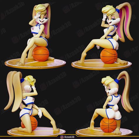 3d file lola bunny space jam 3d print model 🛰・3d printable model to download・cults