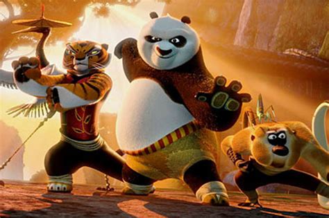 ‘kung Fu Panda 2 Animated Action With Fisticuffs And Foot Boxing