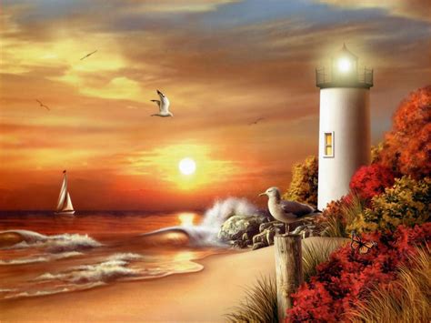 Lighthouses Paintings