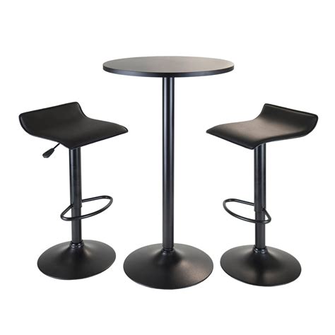 There are 709 suppliers who sells high top bar tables and stools on alibaba.com, mainly located in asia. Amazon.com: Winsome Obsidian 3-Piece Pub Set with Round ...