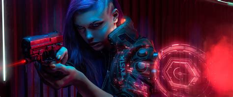 cyberpunk 2077 v female cosplay 4k 80 wallpaper pc desktop