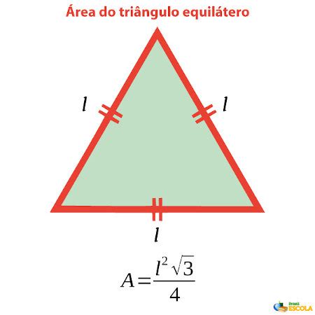 Mudo Ader Ncia Multid O Calcular Area Do Triangulo Equilatero L Rico