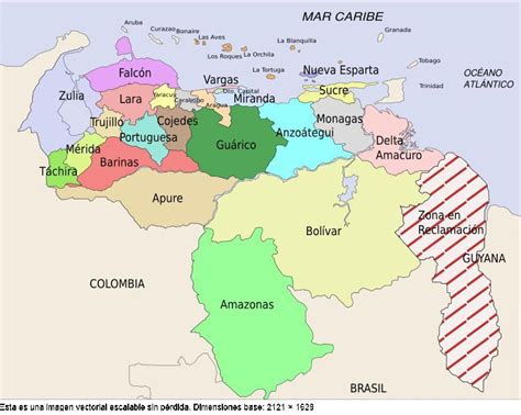 Dibujos Del Mapa De Venezuela
