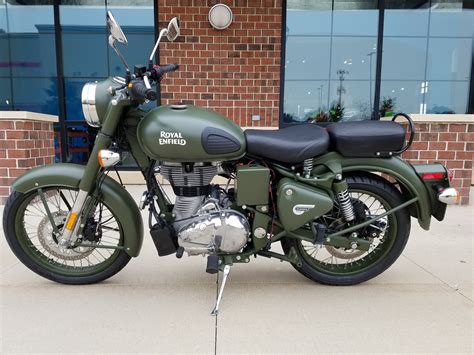 The birth of the military motorcycle. 2018 Royal Enfield Classic Military ABS Motorcycles Saint ...