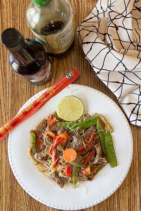 How to make spicy chicken fried rice. Beef Stir Fry with Rice Noodles - Art of Natural Living