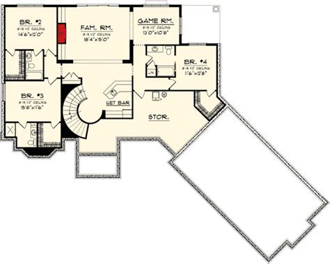 Plan 89856ah Ranch Home Plan With Walkout Basement Ranch House Plans