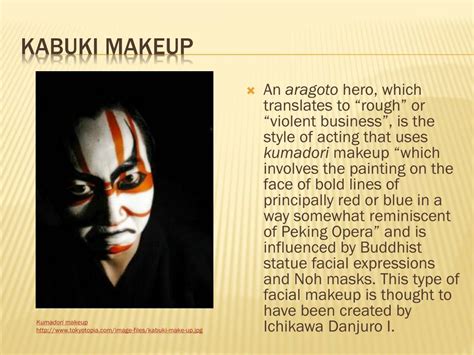 PPT Stage Makeup In The Beijing Opera Of China And The Kabuki Theatre