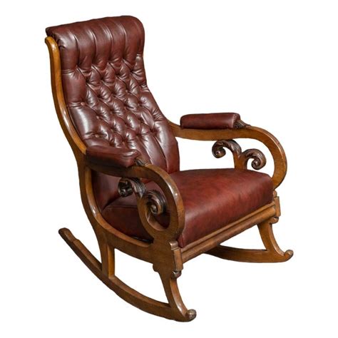 Victorian Mahogany Rocking Chair Chairish