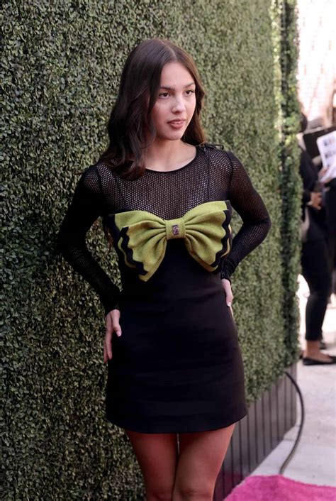 Olivia Rodrigo Wows In Black Mesh Mini Dress At Varietys Hitmakers