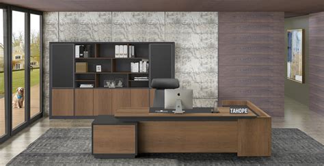 China Unique Design Wooden Computer Manager Executive Office Table China Office Furniture
