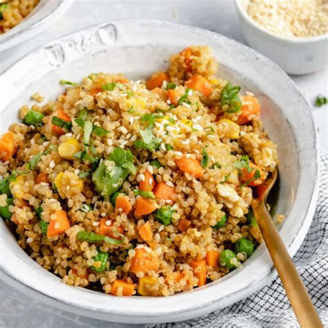 Quinoa Fried Rice Recipe Minute Dinner Idea Simply Quinoa