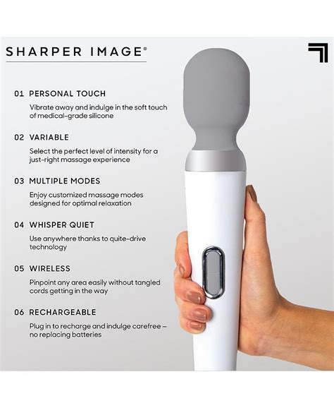 Sharper Image Massager Personal Touch Full Size Wireless Wand Macys