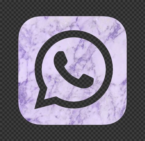 Hd Purple Marble Aesthetic Whatsapp Wa Logo Icon Png Citypng