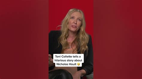 Toni Collette Tells A Hilarious Story About Nicholas Hoult Youtube