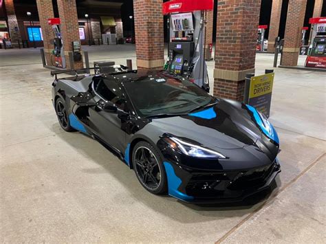 Eye Popping C8 Corvette Gets A Unique Camo Wrap Carscoops