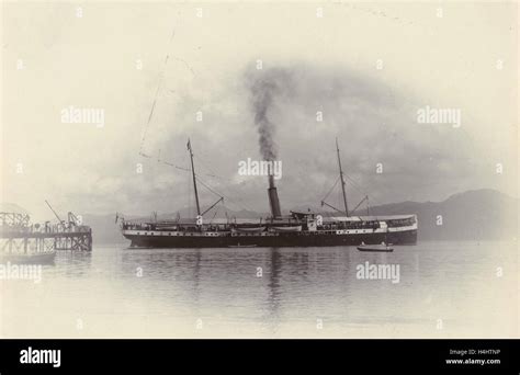 Steamship Anonymous 1870 1900 Stock Photo Alamy