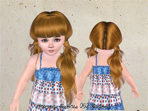 The Sims Resource Skysims Hair Toddler 052