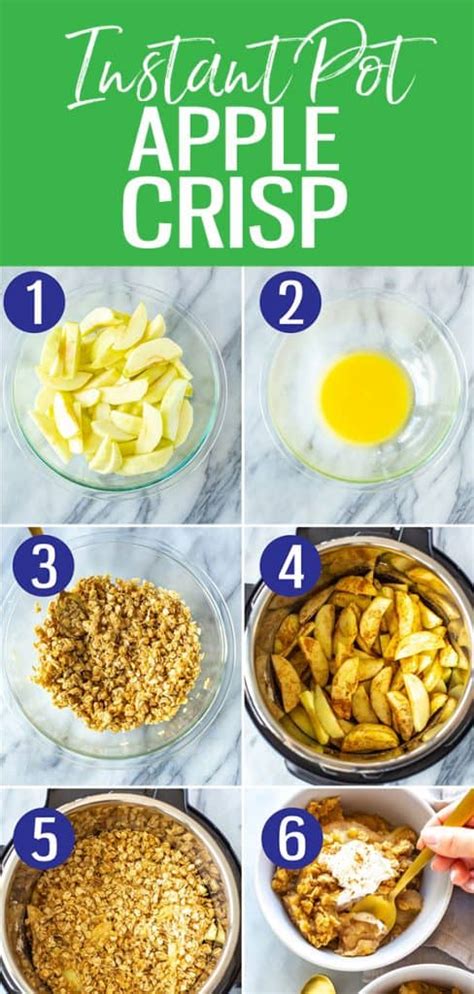 Turn off pot and remove lid and let the apple crisp sit for 10 minutes before serving. Instant Pot Apple Crisp - Eating Instantly