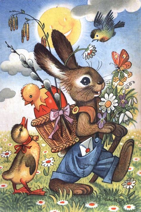 Check The Easter Bunny History And Easter Eggs Meaning Vintage Easter