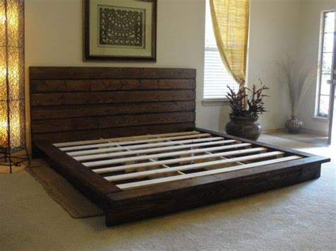 Perhaps you wish for somebody to share your bed with. King Rustic Platform Bed. Maybe DIY | Furniture ...