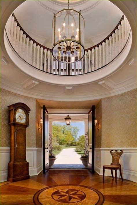 Stunning Round Table Foyer Entrance Decor Renewal Round Foyer Home