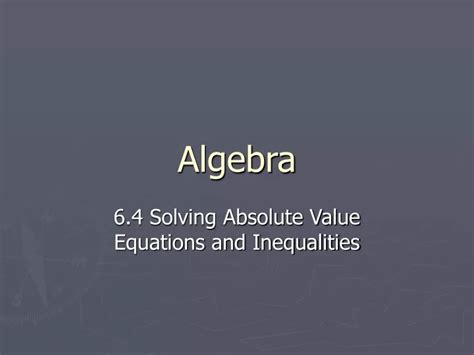 Ppt Algebra Powerpoint Presentation Free Download Id9695018