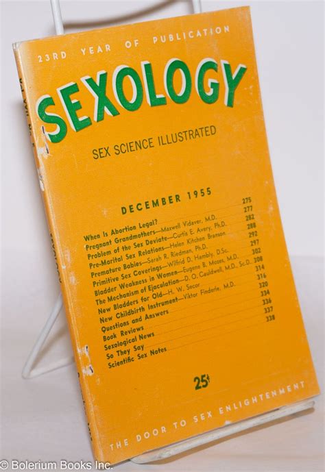Sexology Sex Science Illustrated Vol 22 5 December 1955 Hugo