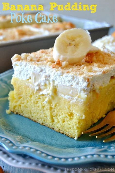 Enjoy these free filipino recipes and experience the awesome taste and delectable flavors of filipino food. Banana Pudding Poke Cake | Recipe in 2020 | Banana pudding ...