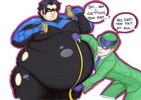 Fat Nightwing Obese Superheroes Pinterest Fat