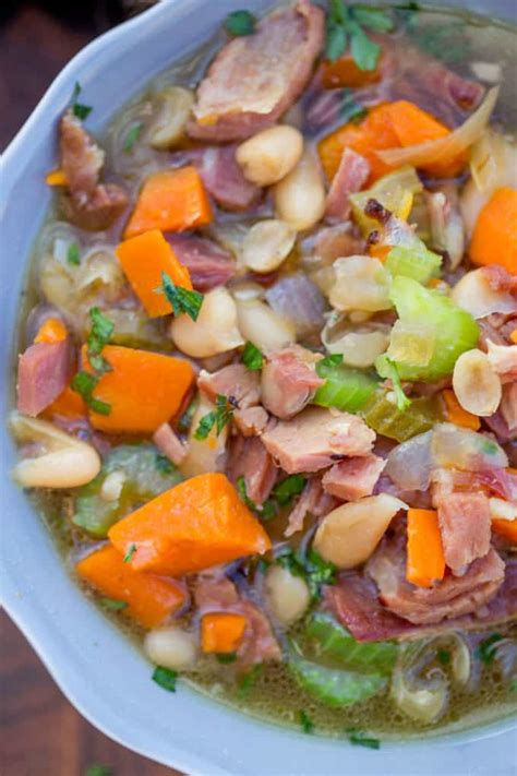 I typically prefer to cook my bean soups on low, which will likely take 7 to 9 hours. Slow Cooker Ham and Bean Soup Recipe - Dinner, Then Dessert