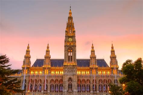 Bilder Rathaus Und Rathausplatz In Wien Österreich Franks Travelbox