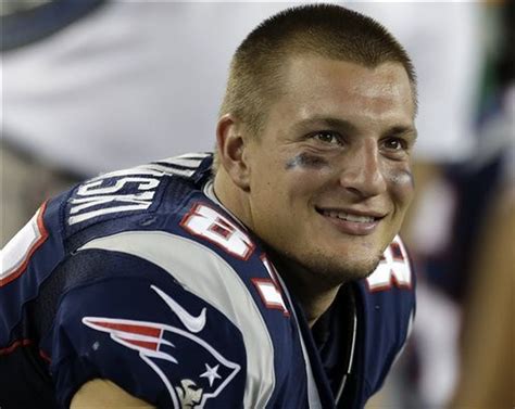 Rob Gronkowski says that the health of his ankle is improving 