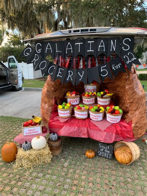 Fruit Of The Spirit Trunk Or Treat Idea