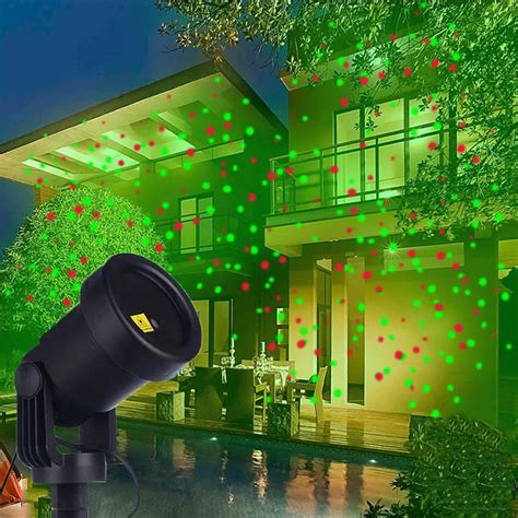 Outdoor Moving Full Sky Star Laser Projector Light Red Green Garden