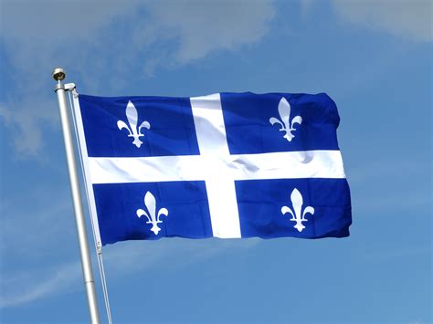 Drapeau Quebec à Acheter 90 X 150 Cm Monsieur Des Drapeaux